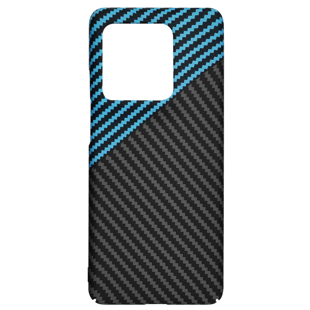Husa pentru Motorola Edge 50 Ultra, Techsuit, Carbonite FiberShell, Neagra Bleu
