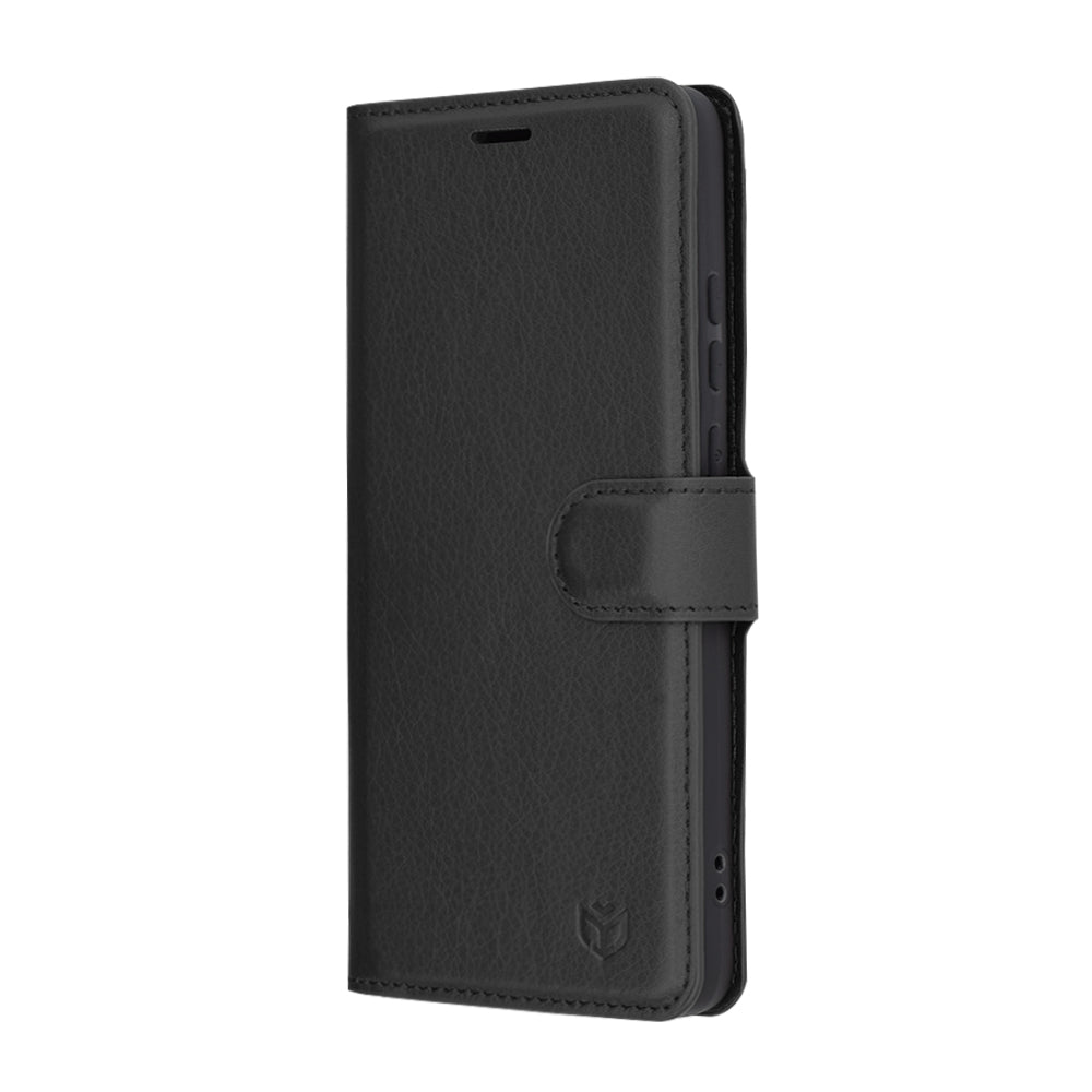 Husa pentru Motorola Edge 60 Neo / Edge 50 Neo, Techsuit, Leather Folio, Neagra