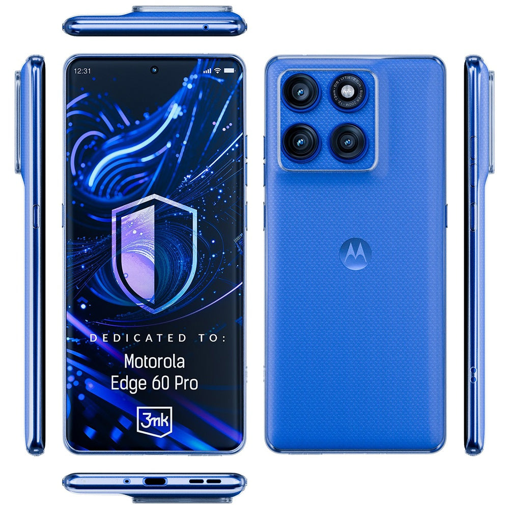 Husa pentru Motorola Edge 60 Pro, 3MK, Clear, Transparenta