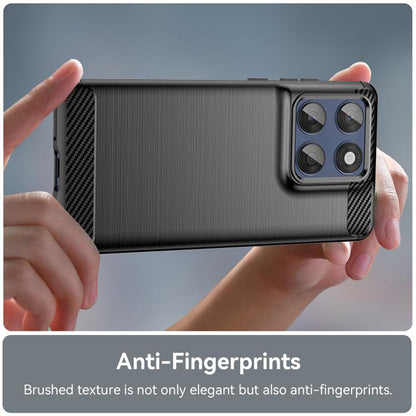 Husa pentru Motorola Edge 60 Pro, Techsuit, Carbon, Neagra