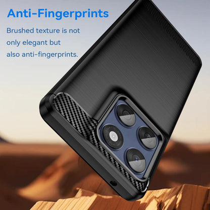 Husa pentru Motorola Edge 60 Pro, Techsuit, Carbon, Neagra