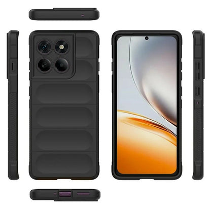 Husa pentru Motorola Edge 60 Pro, Techsuit, Magic Shield, Neagra