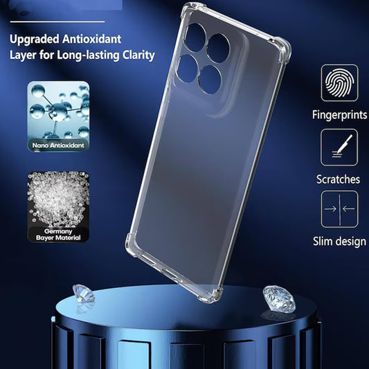 Husa pentru Motorola Edge 60 Pro, Techsuit, Shockproof Clear, Transparenta