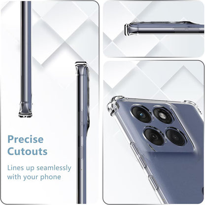 Husa pentru Motorola Edge 60 Pro, Techsuit, Shockproof Clear, Transparenta