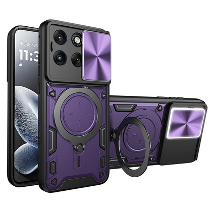 Husa pentru Motorola Edge 70 Fusion, Techsuit, CamGuard Pro, Mov