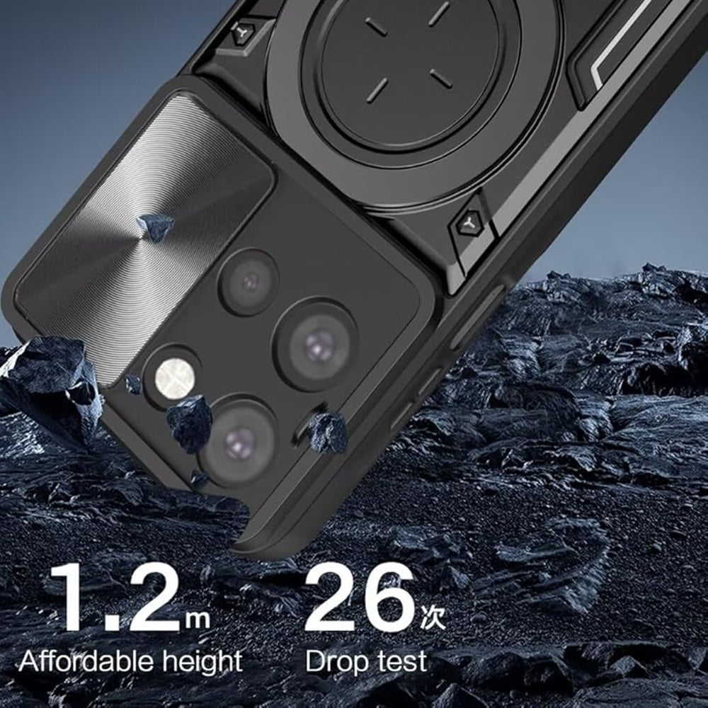 Husa pentru Motorola Edge 70 Fusion, Techsuit, CamGuard Pro, Neagra