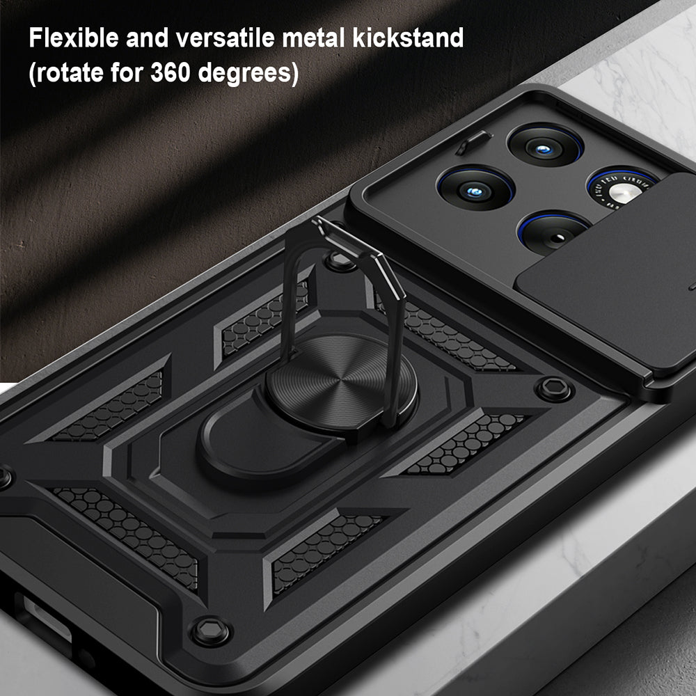 Husa pentru Motorola Edge 70 Fusion, Techsuit, CamShield, Neagra