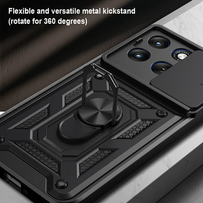 Husa pentru Motorola Edge 70 Fusion, Techsuit, CamShield, Neagra