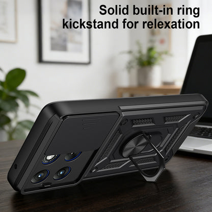 Husa pentru Motorola Edge 70 Fusion, Techsuit, CamShield, Neagra