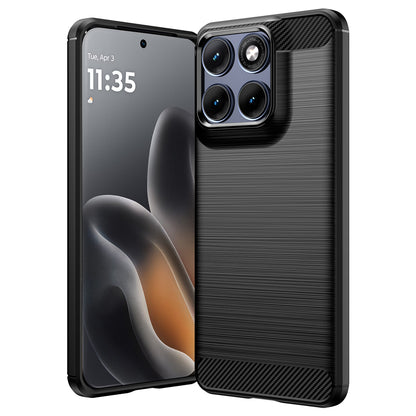 Husa pentru Motorola Edge 70 Fusion, Techsuit, Carbon, Neagra