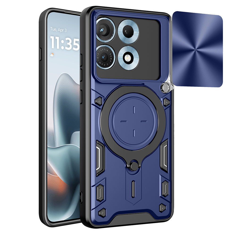 Husa pentru Motorola Edge 70 Max, Techsuit, CamGuard Pro, Albastra