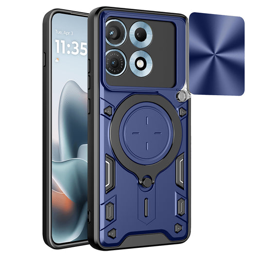 Husa pentru Motorola Edge 70 Max, Techsuit, CamGuard Pro, Albastra