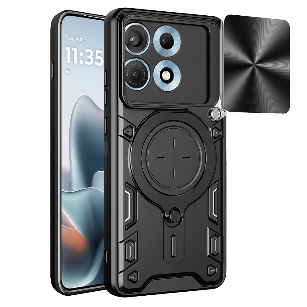 Husa pentru Motorola Edge 70 Max, Techsuit, CamGuard Pro, Neagra