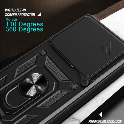 Husa pentru Motorola Edge 70 Max, Techsuit, CamShield, Albastra