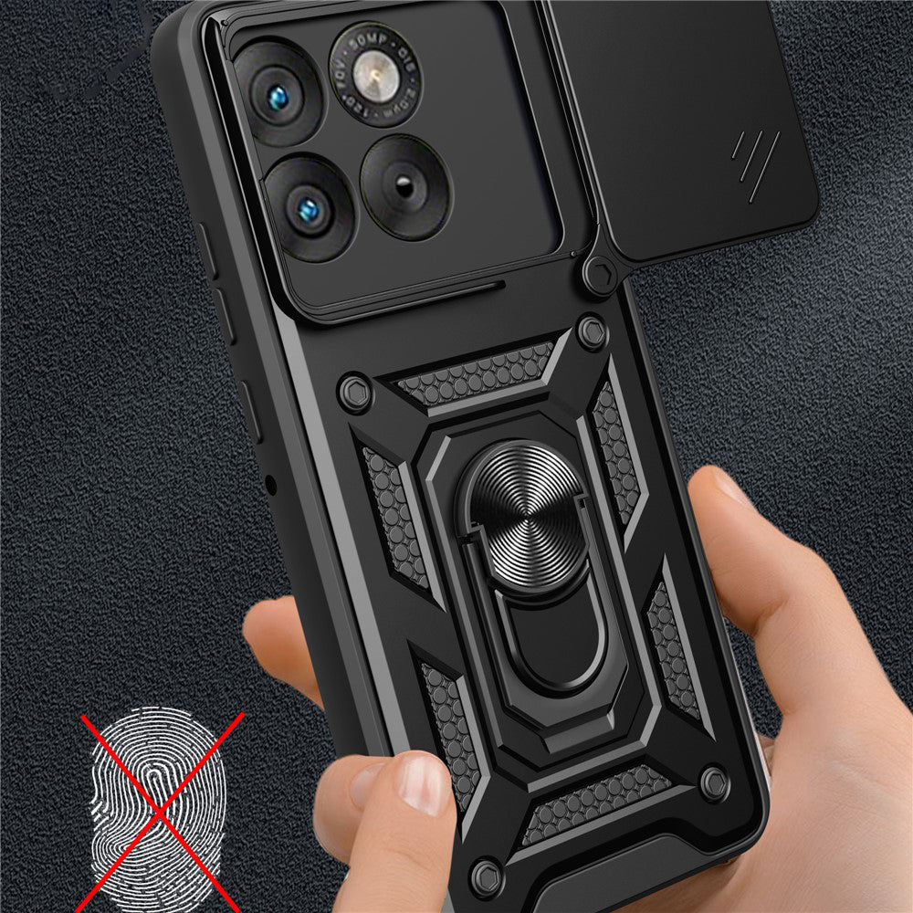Husa pentru Motorola Edge 70 Max, Techsuit, CamShield, Neagra