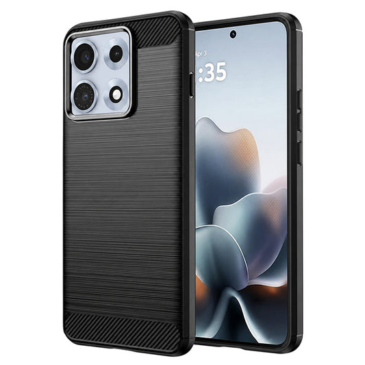 Husa pentru Motorola Edge 70 Max, Techsuit, Carbon, Neagra