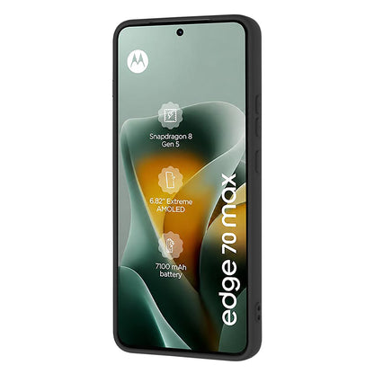 Husa pentru Motorola Edge 70 Max, Techsuit, SoftFlex, Neagra