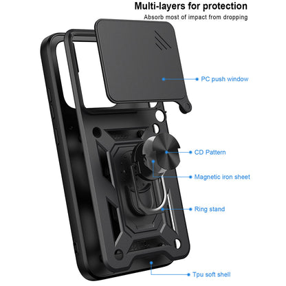 Husa pentru Motorola Edge 70 Pro, Techsuit, CamShield, Albastra
