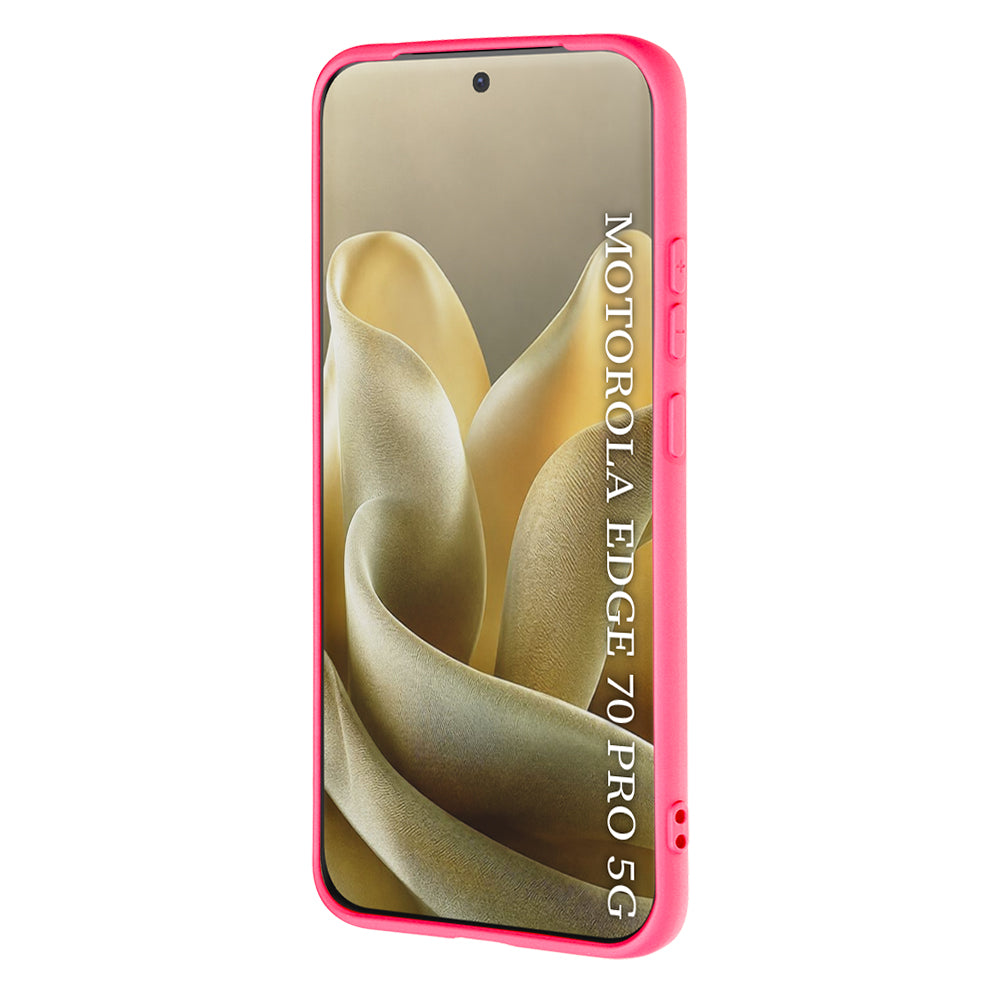 Husa pentru Motorola Edge 70 Pro, Techsuit, SoftFlex, Roz Inchis