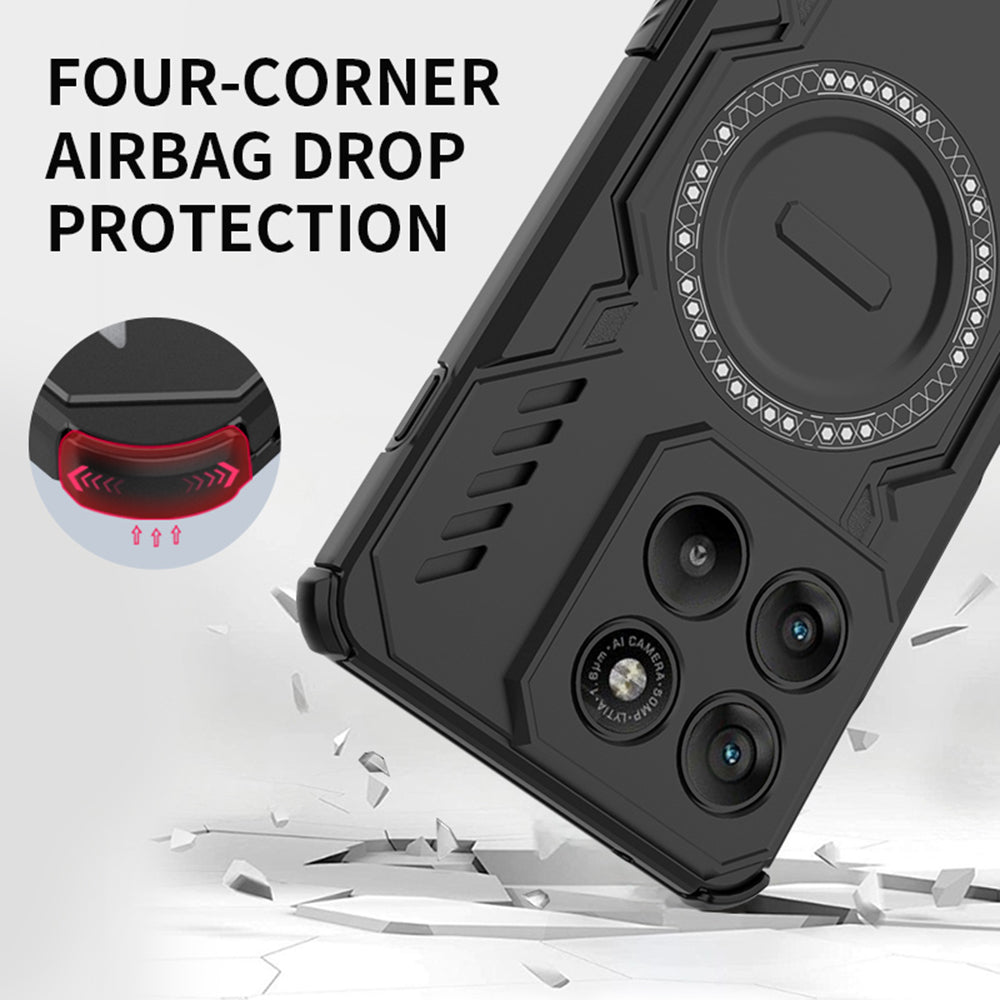 Husa pentru Motorola Edge 70, Techsuit, ArmorMag, Albastra