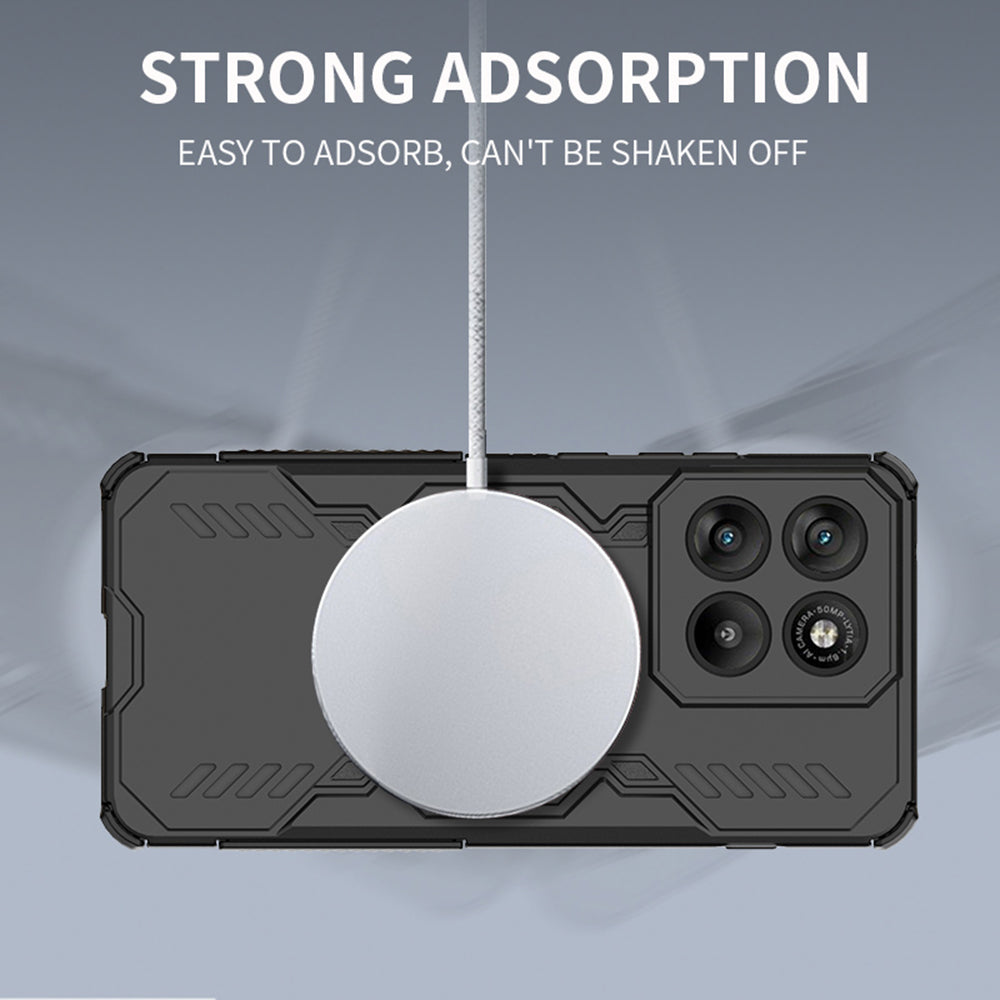 Husa pentru Motorola Edge 70, Techsuit, ArmorMag, Neagra