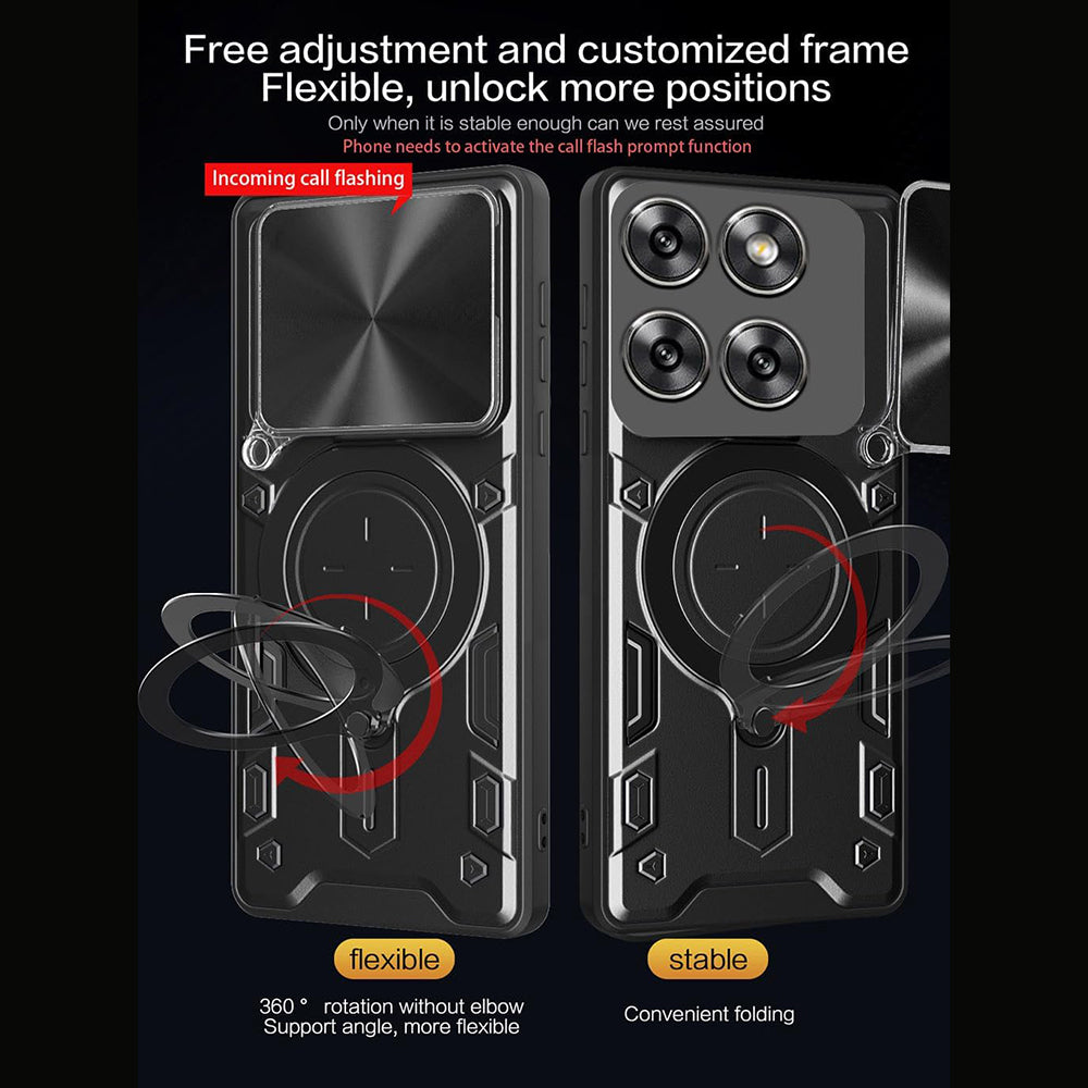 Husa pentru Motorola Edge 70, Techsuit, CamGuard Pro, Neagra