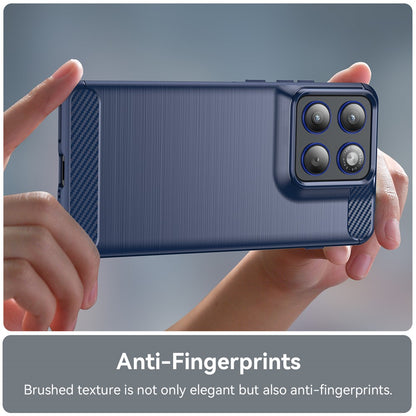 Husa pentru Motorola Edge 70, Techsuit, Carbon, Albastra