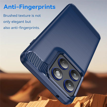 Husa pentru Motorola Edge 70, Techsuit, Carbon, Albastra