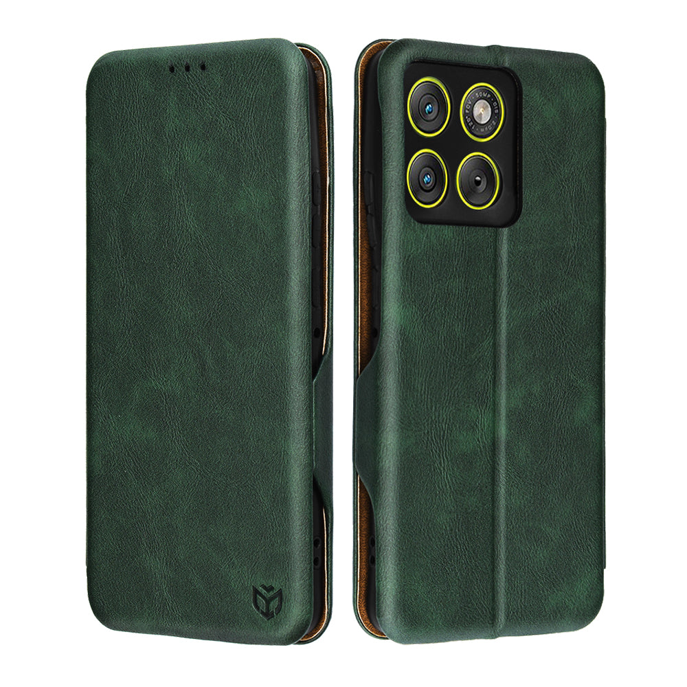 Husa pentru Motorola Edge 70, Techsuit, Safe Wallet Plus, Verde
