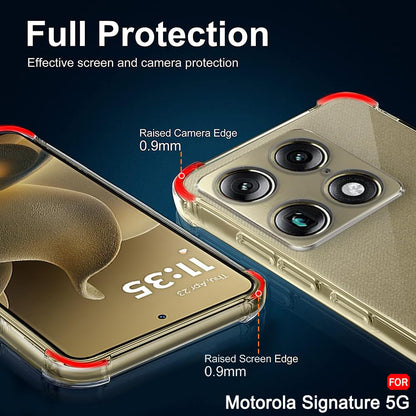 Husa pentru Motorola Edge 70 Ultra / Signature, Techsuit, Shockproof Clear, Transparenta
