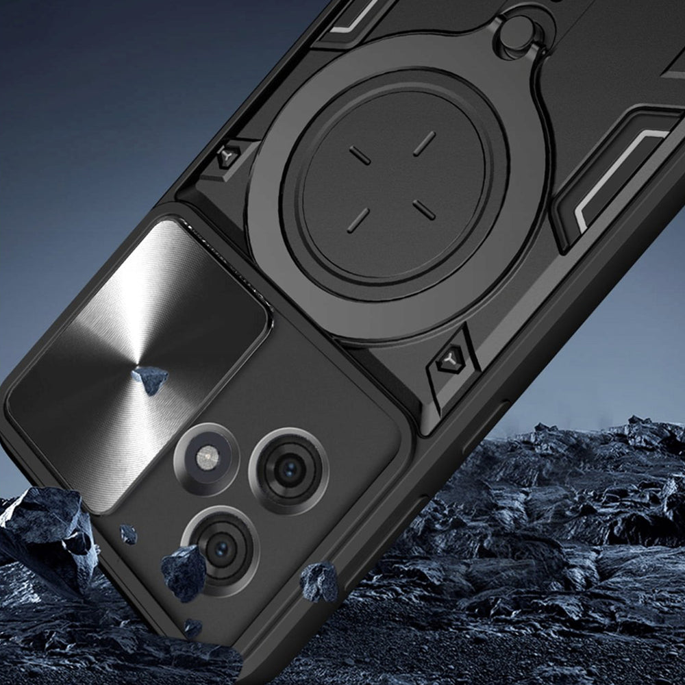 Husa pentru Motorola Moto G86, Techsuit, CamGuard Pro, Neagra