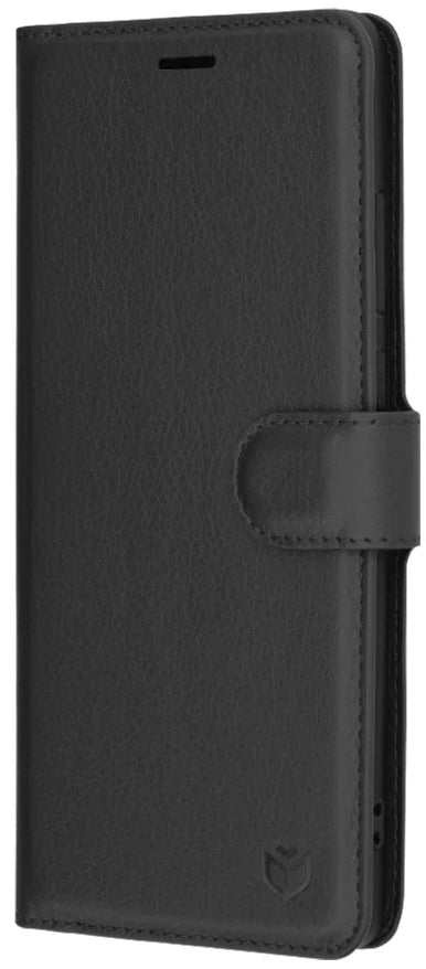 Husa pentru Motorola Moto G85, Techsuit, Leather Folio, Neagra
