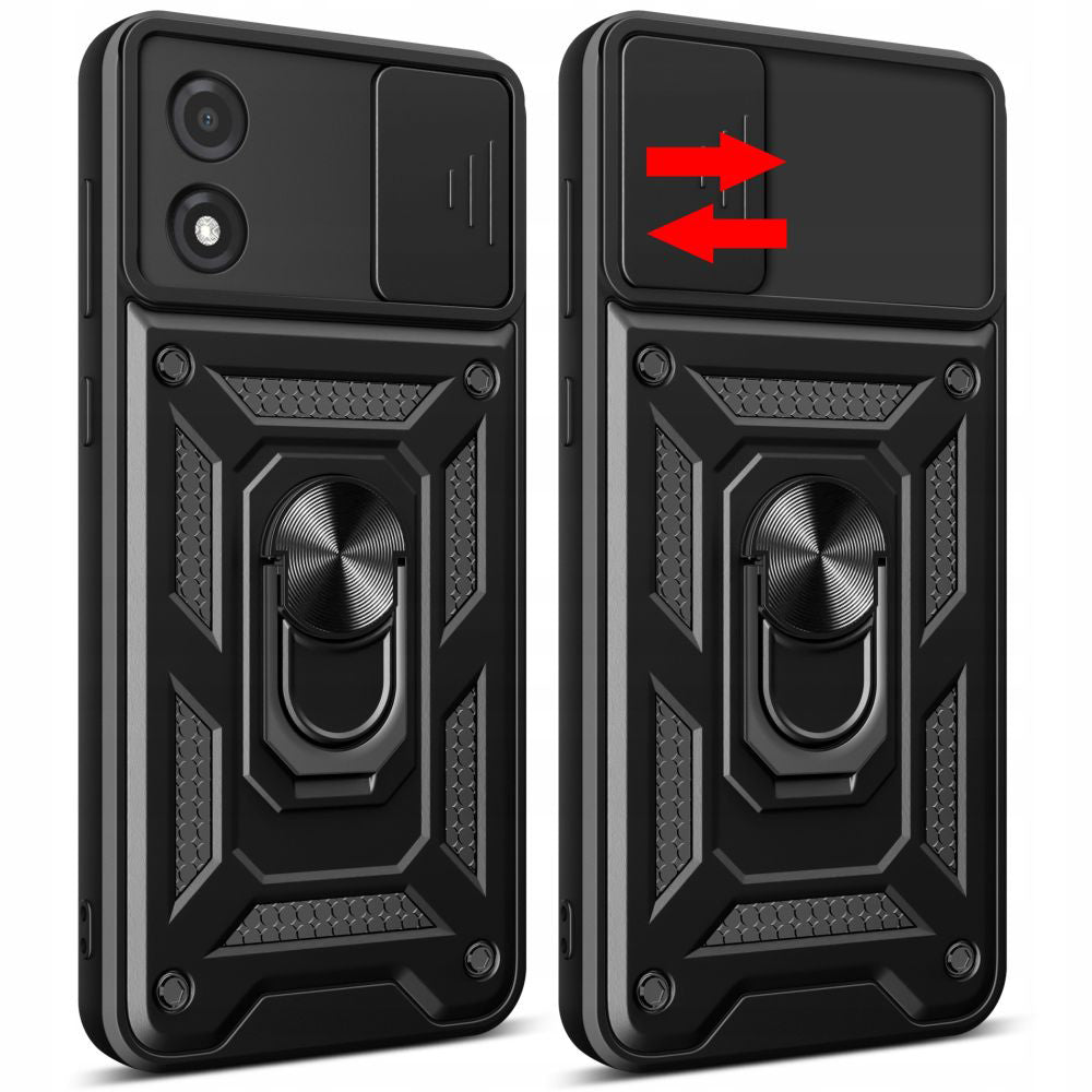Husa pentru Motorola Moto E13, Techsuit, CamShield, Neagra