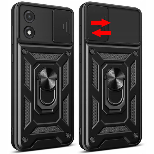 Husa pentru Motorola Moto E13, Techsuit, CamShield, Neagra