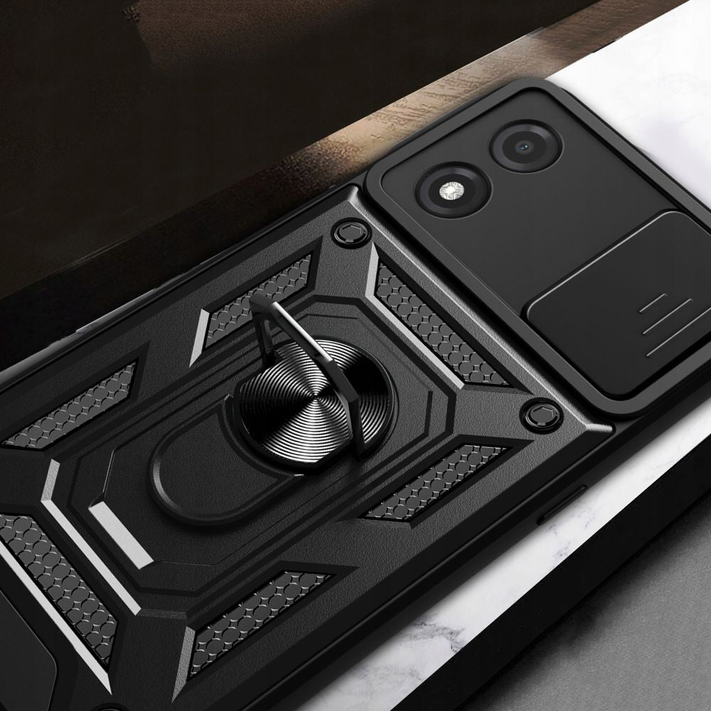 Husa pentru Motorola Moto E13, Techsuit, CamShield, Neagra