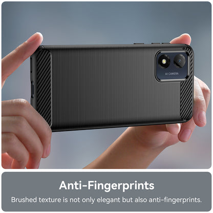 Husa pentru Motorola Moto E13, Techsuit, Carbon, Neagra