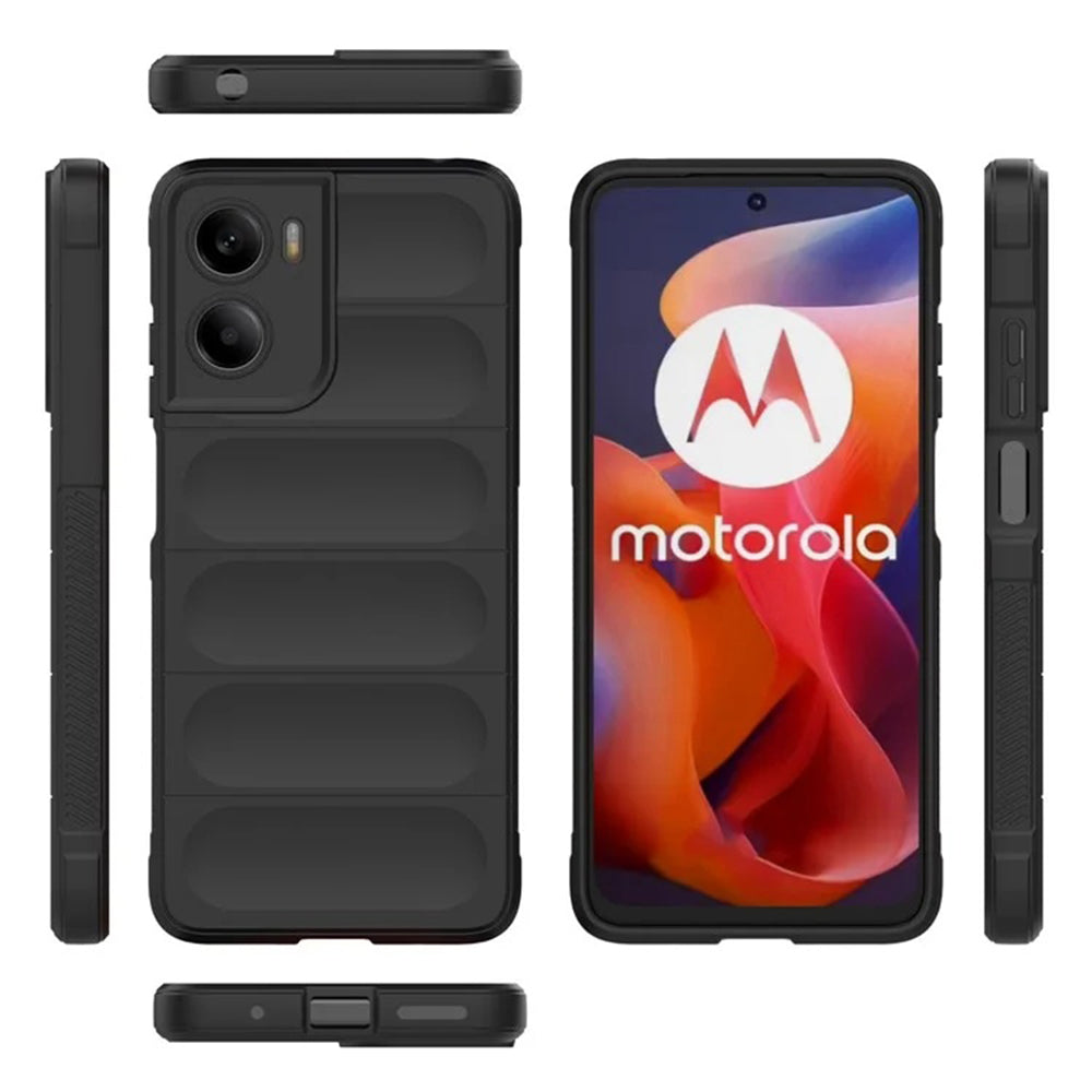 Husa pentru Motorola Moto E15 / G05, Techsuit, Magic Shield, Neagra