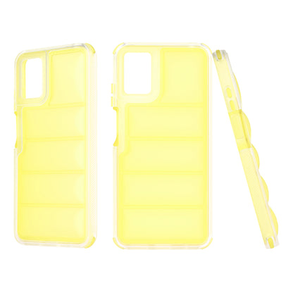 Husa pentru Motorola Moto E22i / E22, Techsuit, Wave Shield, Galbena