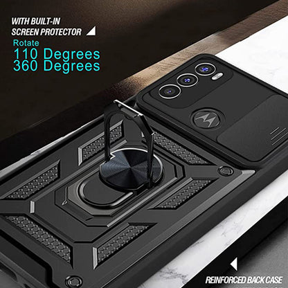 Husa pentru Motorola Moto E40 / E30 / E20, Techsuit, CamShield, Neagra