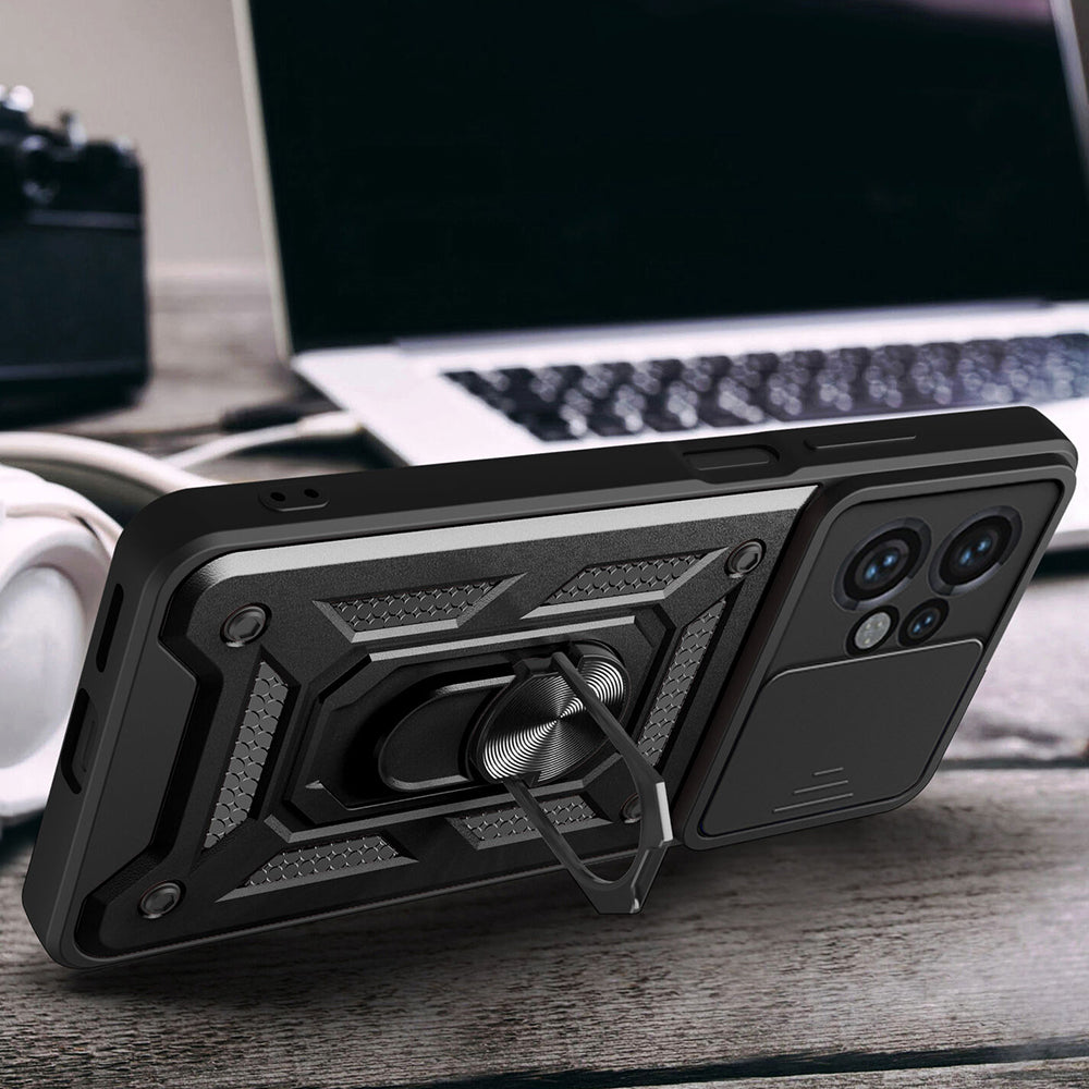 Husa pentru Motorola Moto G04s / E14 / G04 / G24, Techsuit, CamShield, Albastra