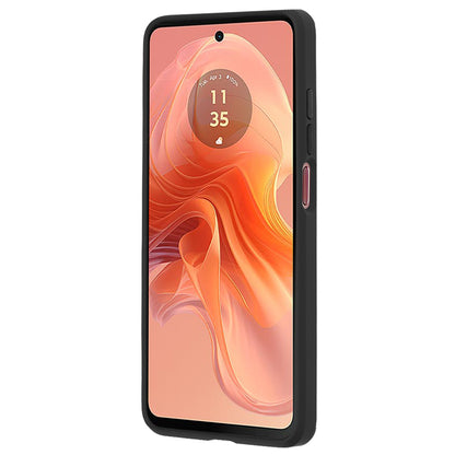 Husa pentru Motorola Moto G04s / E14 / G04 / G24, Techsuit, Glinth, Neagra