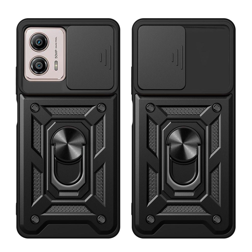 Husa pentru Motorola Moto G13 / G23 / G53, Techsuit, CamShield, Neagra