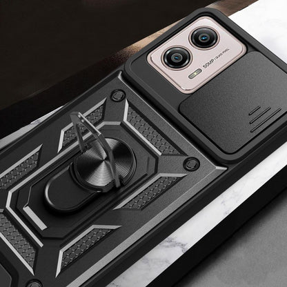 Husa pentru Motorola Moto G13 / G23 / G53, Techsuit, CamShield, Neagra