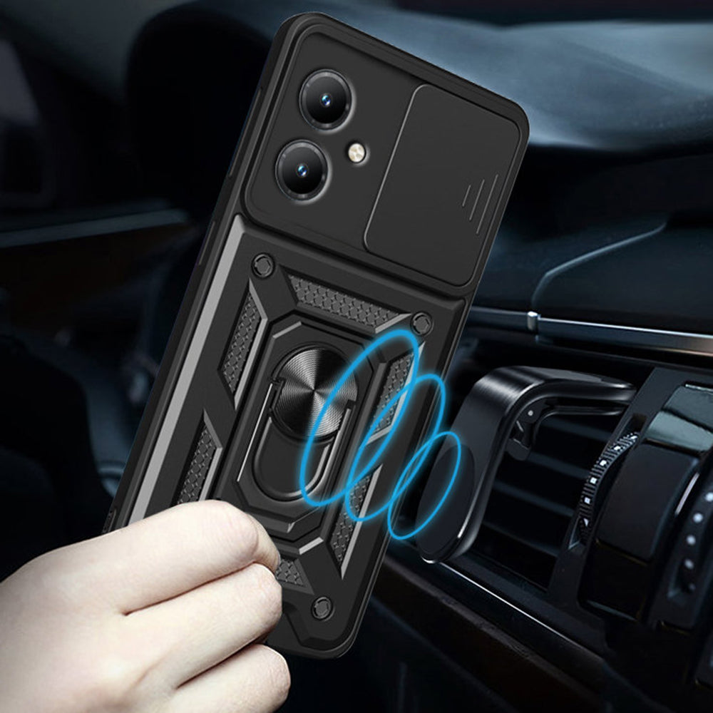 Husa pentru Motorola Moto G14, Techsuit, CamShield, Neagra