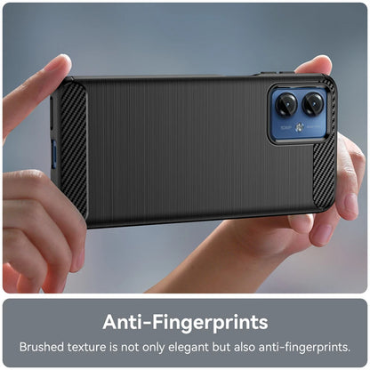 Husa pentru Motorola Moto G14, Techsuit, Carbon, Albastra