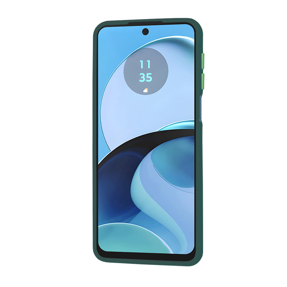 Husa pentru Motorola Moto G14, Techsuit, HaloFrost, Verde