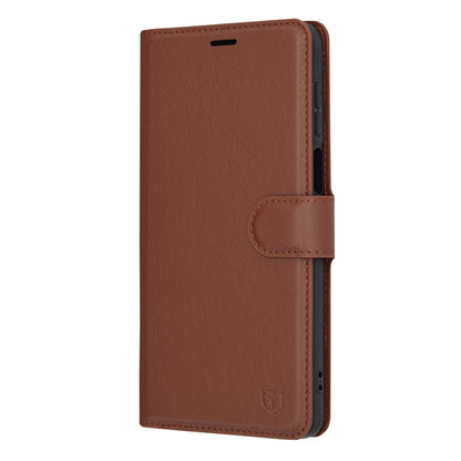 Husa pentru Motorola Moto G14, Techsuit, Leather Folio, Maro