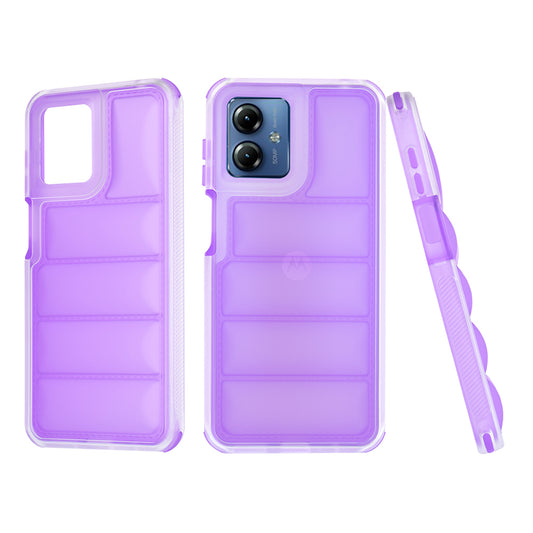 Husa pentru Motorola Moto G14, Techsuit, Wave Shield, Mov