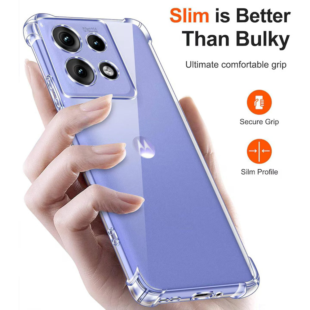 Husa pentru Motorola Moto G15 / G15 Power, Techsuit, Shockproof Clear, Transparenta