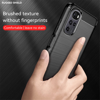 Husa pentru Motorola Moto G22, Techsuit, Carbon, Neagra